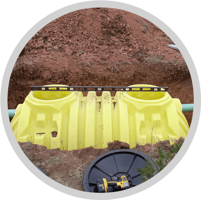 Installation of septic tank